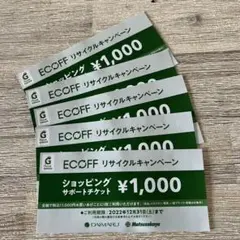 大丸 エコフショッピングサポートチケット5枚(関西)