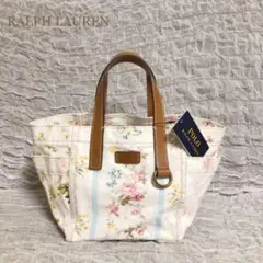 新品 RALPH LAURENラルフローレン 花柄 キャンバス トートバッグ