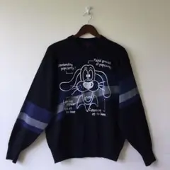 Jean Louis Fraser キャラクター刺繍入り ニット サイズM
