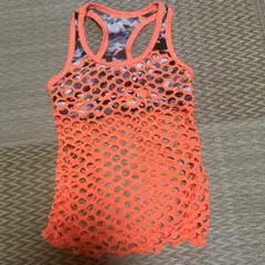 オレンジメッシュタンクトップ迷彩M