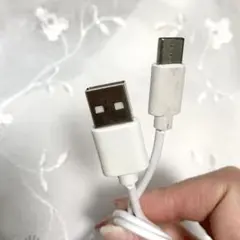 iPhone Type-c ケーブル USB＋タイプC ホワイト白 1m②