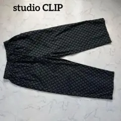 人気のナチュラル系　studio CLIP ワイドパンツ　イージーパンツ　花柄