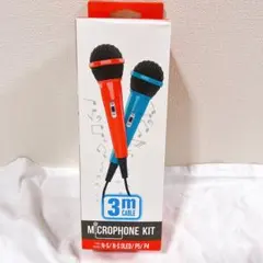 ⭐️新品❣️Switch用 カラオケマイク 有線 ニンテンドー 2本 3mケーブル