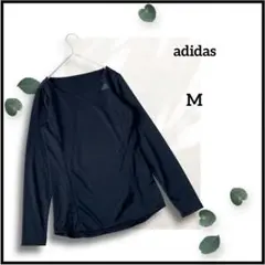 アディダス adidas 長袖Tシャツ トレーニングウェア 黒 春秋 a2127