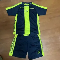 LuzeSombrra サッカーウェア Lサイズ ネイビー/ライム/セットアップ