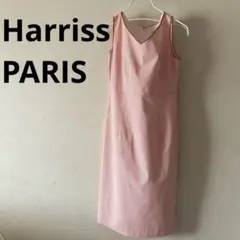 美品ハリス　ストライプ　ノースリーブワンピース
