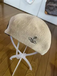 Vivienne Westwood ベレー帽 M ベージュ/ブラック