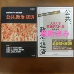 共通テストへの道　2026 共通テスト総合問題集 公共,政治・経済 セット