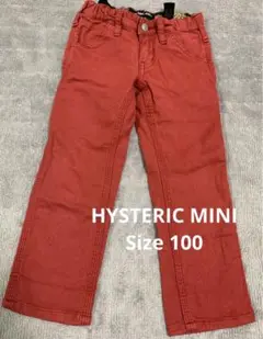 【値下】HYSTERIC MINI レッドパンツ　size 100