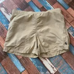 ヴィンテージラルフローレン 80s ナイロンパンツ スイムパンツ ベージュ 古着