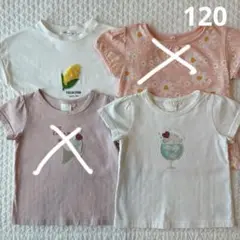 コトコト 西松屋 他 120cm 半袖 Tシャツ 4枚セット