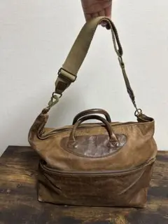 Jas-M.B.　2WAY　ウイングトラベラーバッグ/旅行バッグ　オールレザー Jas M.B. ジャスエムビー(Jas-M.B.) スモールウィングス