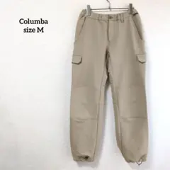 コロンビア カーゴパンツ ベージュ ストレッチ カジュアルデザイン t4457
