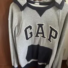GAP フード付きトレーナー Mサイズ グレー