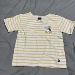 ドナルドダック ストライプTシャツ 120