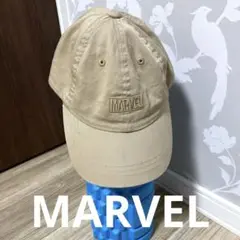 【MARVEL】ベージュ帽子　キャップ
