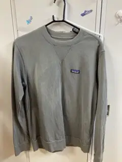 Patagonia グレー S クルーネック トレーナー