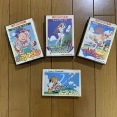 ファミコンソフト 4本セット　ファミリーマージャン　ナムコクラシック他