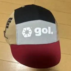 gol. LPFロゴ キャップ ベージュ/黒/赤