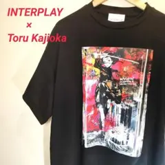 INTERPLAY x Toru Kajioka Tシャツ 黒 フリーサイズ