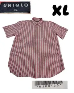 オールドユニクロ UNIQLO ストライプ シャツ XLサイズ