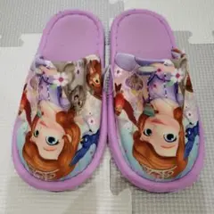 キッズ スリッパ 18cm パープル ソフィア ディズニー 女の子
