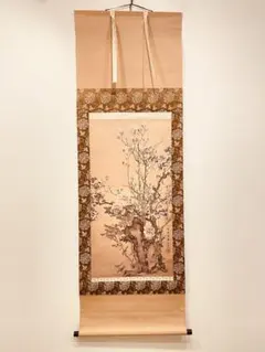 MK121　耕雲山人筆　玉堂富貴図掛軸　牡丹海棠　南画の画題　紙本着彩　肉筆 2025年最新】玉堂富貴の人気アイテム - メルカリ