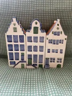 Royal Delft 立体オブジェ 三軒の家