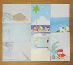 昭和レトロ　サンリオ　ソニクリ　ポストカード７枚　1986年　夏