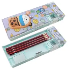 【新品】3Dペンケース 筆箱 小学生 女の子 鉛筆削り付き
