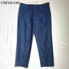 OMNIGOD デニムトラウザー スラックス L オムニゴッド 日本製