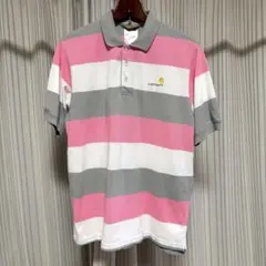 【美品】carhartt ストライプ ポロシャツ USED （L）
