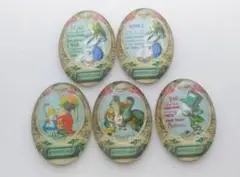 40mm×30mm 不思議の国のアリスのグラスカボション Yセット