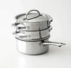 値下げ、定価二万 マイヤー ナイス4ピースセット フライパン 蒸し器