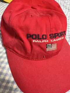 POLO SPORT レッドキャップ