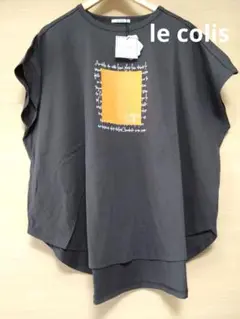 le colis 接触冷感 プリントポンチョチュニック Tシャツ F