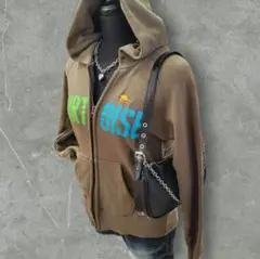 00s archive zip hoodie y2k 平成ギャル