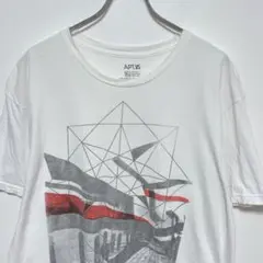 アートUS古着 デザイン性・雰囲気・配色・柄 ◎グッドプリントTシャツ