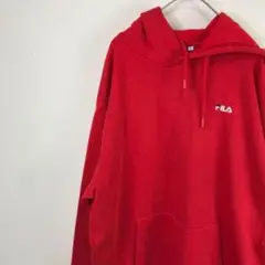 USA古着 fila フィラ ラグラン パーカー