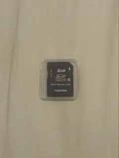 SDHC memorycard TOSHIBA 4GB SDカード