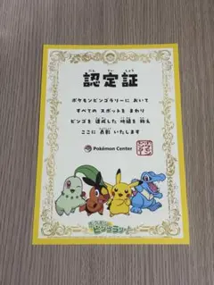 ポケモンビンゴラリー　景品