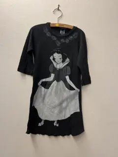 あちゃちゅむ ディズニーコラボ 半袖チュニック 白雪姫 あちゃちゅむ ディズニーコラボ 半袖チュニック 白雪姫