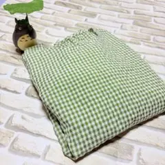 本日発送ギンガムチェック長袖チュニック　レディーストップス