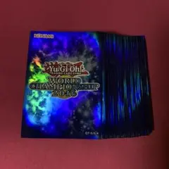 遊戯王 スリーブ WCS 2016 青 50枚