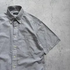 90s cityboy old uniqlo s/s check shirt