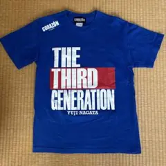 4回着用 新日本プロレス 永田裕志 CORAZON Tシャツ 青 レア NJPW