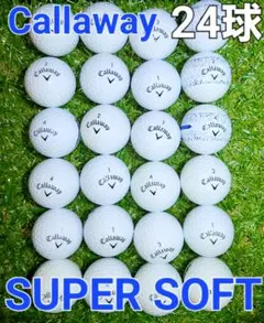 Callaway　 SUPER SOFT 　白　24球【2ダース分】