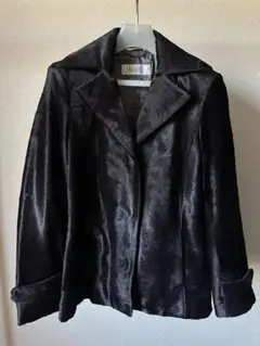 MAX MARA マックスマーラ フェイクファー ショートトレンチコート