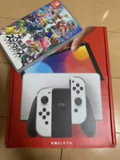 Switch本体有機EL ホワイト+スマブラセット