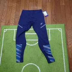 asics ランニングタイツ 2011A640 ネイビー M